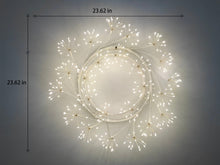 Load image into Gallery viewer, 24in LED Christmas Wreath White Indoor Hanging Holiday Decor
