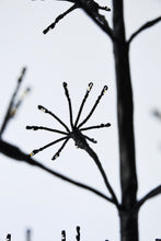 Load image into Gallery viewer, 71&quot; H I/0 Black Flowering Twinkling LED Tree
