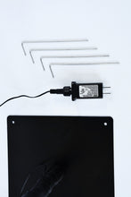 Load image into Gallery viewer, 71&quot; H I/0 Black Flowering Twinkling LED Tree
