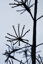 Load image into Gallery viewer, 48&quot; H I/0 Black Flowering Twinkling LED Tree
