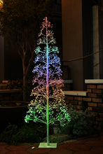 Load image into Gallery viewer, 71&quot; H I/O White Color Changing Flowering Twinkling LED Tree
