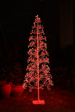 Load image into Gallery viewer, 71&quot; H I/O White Color Changing Flowering Twinkling LED Tree
