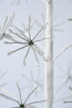 Load image into Gallery viewer, 71&quot; H I/0 White Flowering Twinkling LED Tree
