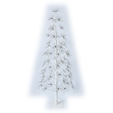 Load image into Gallery viewer, 48&quot; H I/O White Flowering Twinkling LED Tree
