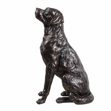 Load image into Gallery viewer, Bronze Sitting Labrador Life Size Resin Home Decor Living Room Display
