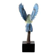 Load image into Gallery viewer, Blue Tit On Branch Lifelike Resin Bird Home Tabletop Decor
