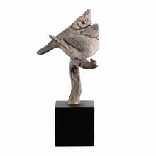 Load image into Gallery viewer, Couple Crested Tit On Branch Lifelike Bird Resin Home Tabletop Decor
