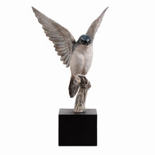 Load image into Gallery viewer, Small Swallow On Branch Lifelike Bird Resin Home Tabletop Decor
