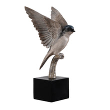 Load image into Gallery viewer, Small Swallow On Branch Lifelike Bird Resin Home Tabletop Decor
