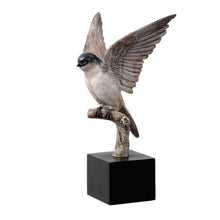 Load image into Gallery viewer, Small Swallow On Branch Lifelike Bird Resin Home Tabletop Decor
