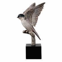 Load image into Gallery viewer, Small Swallow On Branch Lifelike Bird Resin Home Tabletop Decor
