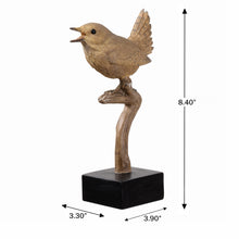 Load image into Gallery viewer, Sing Bird On Branch Lifelike Resin Bird Home Tabletop Decor
