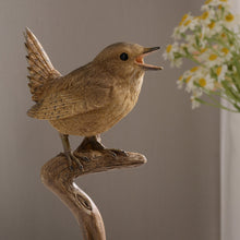 Load image into Gallery viewer, Sing Bird On Branch Lifelike Resin Bird Home Tabletop Decor
