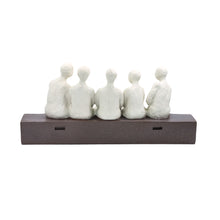 Load image into Gallery viewer, Abstract Seated Figures Sculpture
