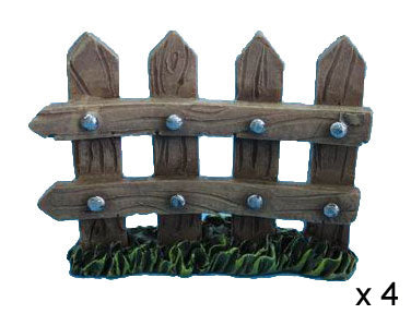 Fairy Garden-Fence 4Pc Set Small/4 Set Min