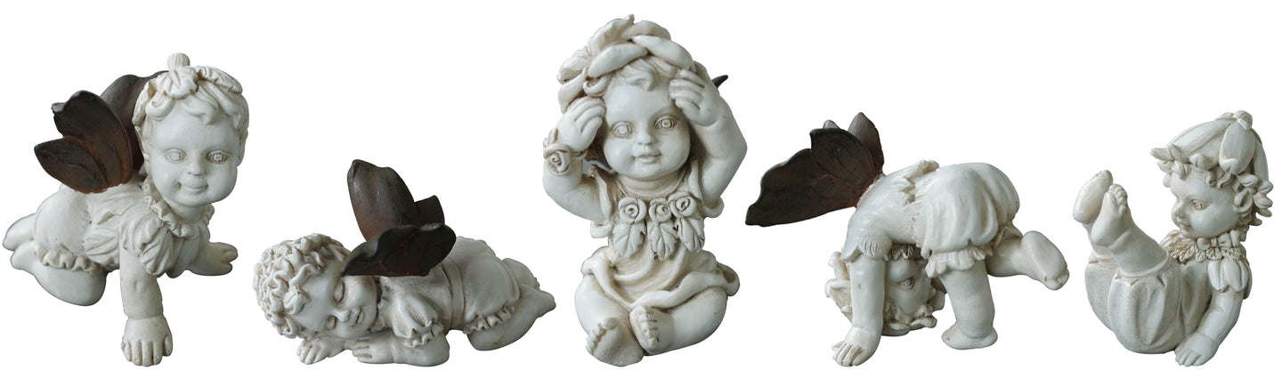 Fairy Garden-Baby Fairies 5Pc Set - 2 Set Min