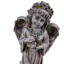Load image into Gallery viewer, Angel Child Standing Holding Bird
