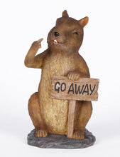 Load image into Gallery viewer, Squirrel Holding Go Away Sign (Hi-Line Exclusive)

