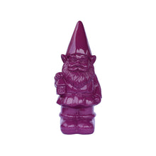 Load image into Gallery viewer, Garden Gnome Statue Holding Lantern-Purple
