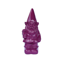Load image into Gallery viewer, Garden Gnome Statue Holding Lantern-Purple

