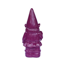 Load image into Gallery viewer, Garden Gnome Statue Holding Lantern-Purple
