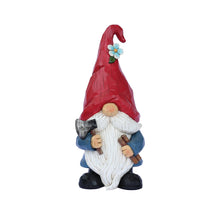 Load image into Gallery viewer, 14in Garden Gnome Chopping Wood

