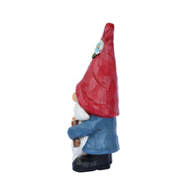 Load image into Gallery viewer, 14in Garden Gnome Chopping Wood
