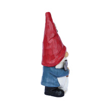 Load image into Gallery viewer, 14in Garden Gnome Chopping Wood
