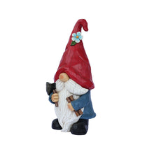 Load image into Gallery viewer, 14in Garden Gnome Chopping Wood
