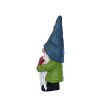 Load image into Gallery viewer, Gardener Gnome Statue Holding Watering Can

