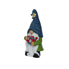 Load image into Gallery viewer, Gardener Gnome Statue Holding Watering Can
