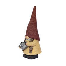 Load image into Gallery viewer, 16in Female Garden Gnome Watering Plant
