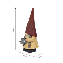 Load image into Gallery viewer, 16in Female Garden Gnome Watering Plant
