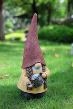 Load image into Gallery viewer, 16in Female Garden Gnome Watering Plant
