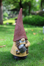 Load image into Gallery viewer, 16in Female Garden Gnome Watering Plant
