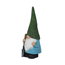 Load image into Gallery viewer, 16in Garden Gnome Statue Holding Shovel
