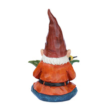 Load image into Gallery viewer, Funny Garden Gnome Holding Bird Bath
