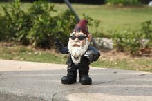 Load image into Gallery viewer, Biker Gnome W/Sunglasses &amp; Helmet- Gnomad
