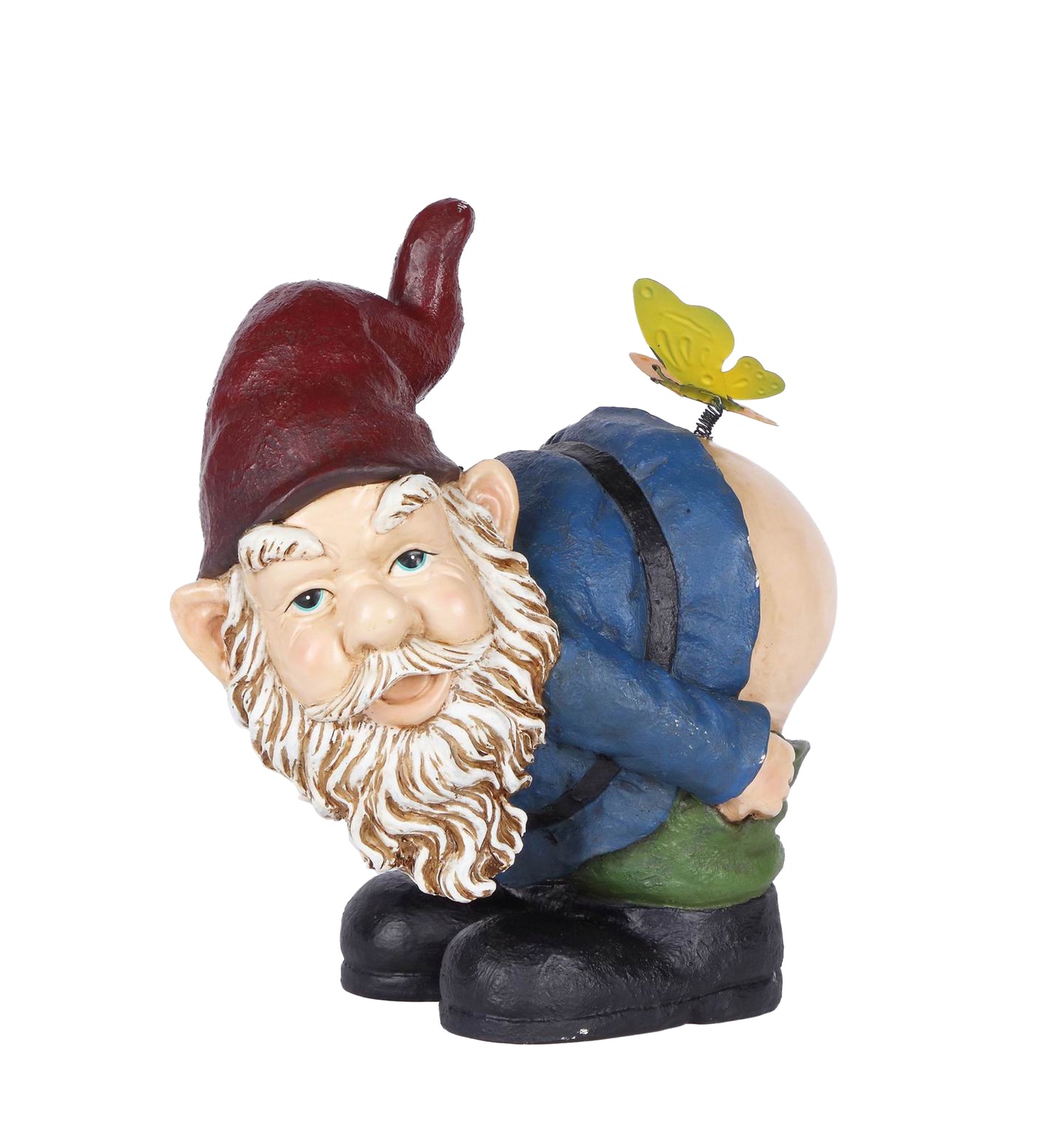 Gnome Mooning with Butterfly Statue (Hi-Line Exclusive)