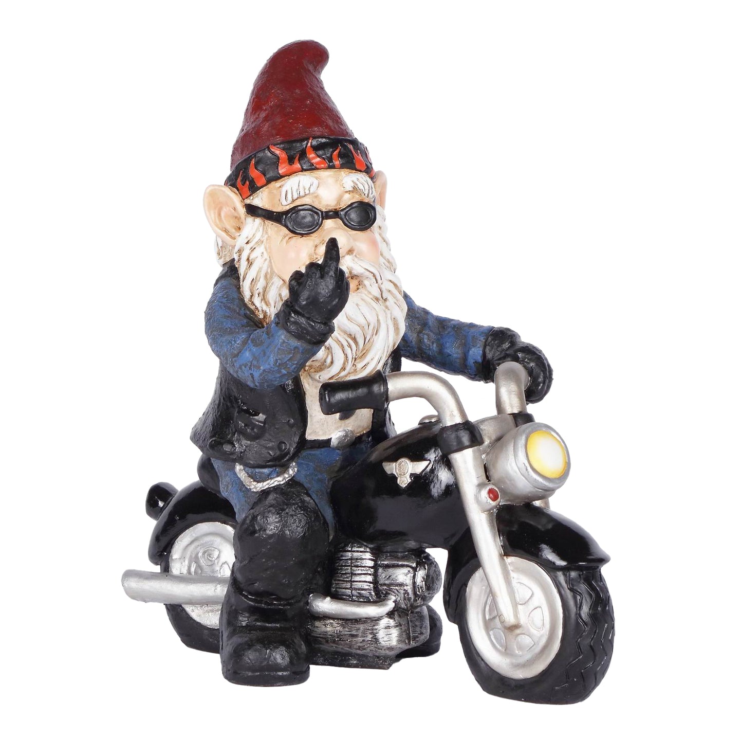 Middle Finger Biker Gnome (Hi-Line Exclisive)