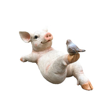 Load image into Gallery viewer, Yoga Pig Polyresin Statue
