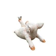 Load image into Gallery viewer, Yoga Pig Polyresin Statue
