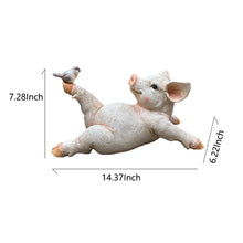 Load image into Gallery viewer, Yoga Pig Polyresin Statue
