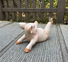 Load image into Gallery viewer, Yoga Pig Polyresin Statue
