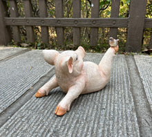 Load image into Gallery viewer, Yoga Pig Polyresin Statue
