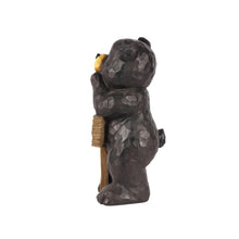Load image into Gallery viewer, Bear Leans On Welcome Sign
