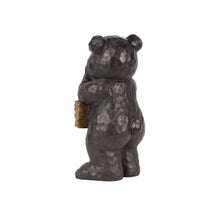 Load image into Gallery viewer, Bear Leans On Welcome Sign
