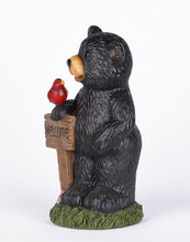 Load image into Gallery viewer, Bear Holding Welcome Sign

