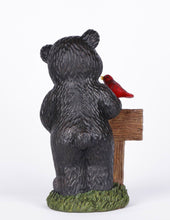 Load image into Gallery viewer, Bear Holding Welcome Sign
