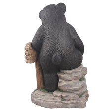 Load image into Gallery viewer, Bear Holding Sign And Gnome
